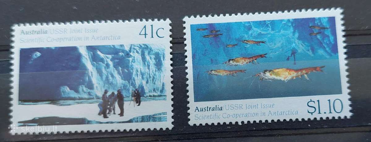 Australija 1990 Antarktida,švarus Michel 1215-1216