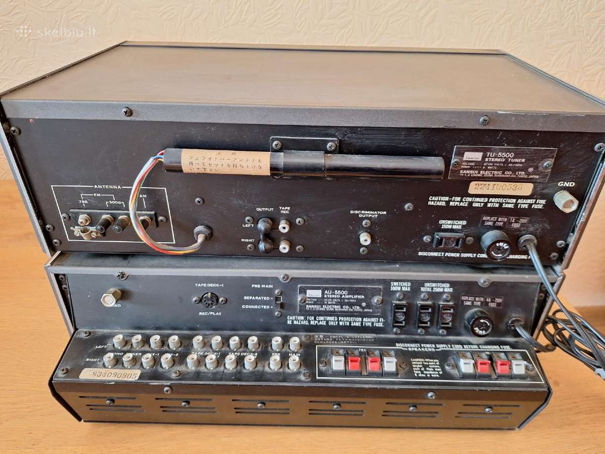 Sansui Tu-5500 Au-5500 - nuotraukos Nr. 3