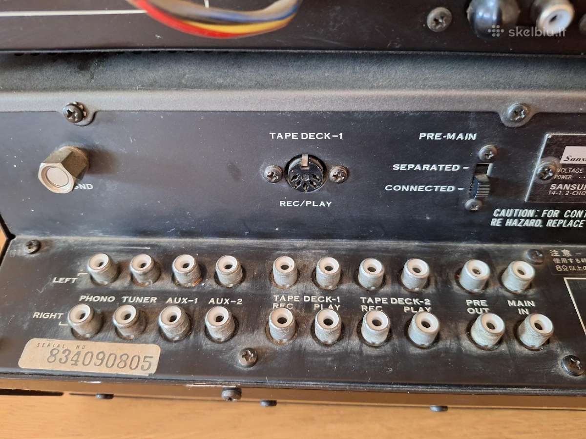 Sansui Tu-5500 Au-5500 - nuotraukos Nr. 4