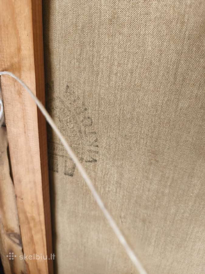 Didelis antikvarinis paveikslas su gėlėmis - nuotraukos Nr. 7