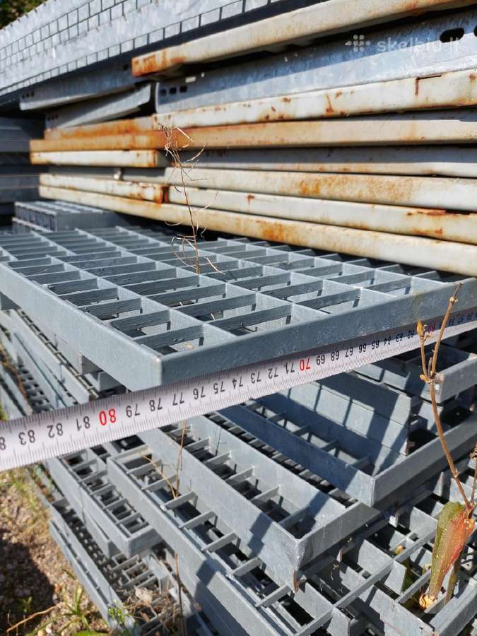 Metalinės cinkuotos grindų grotelės - nuotraukos Nr. 3