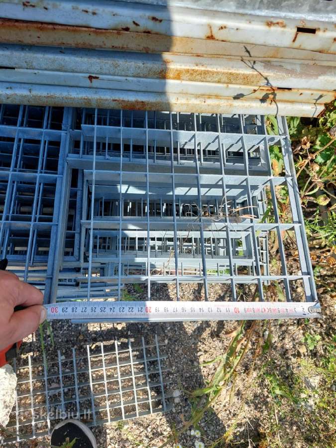 Metalinės cinkuotos grindų grotelės - nuotraukos Nr. 4