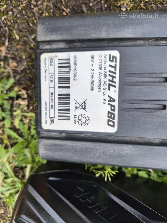 Akumuliatorine Žoliapjovė Stihl- Vikinf - nuotraukos Nr. 2