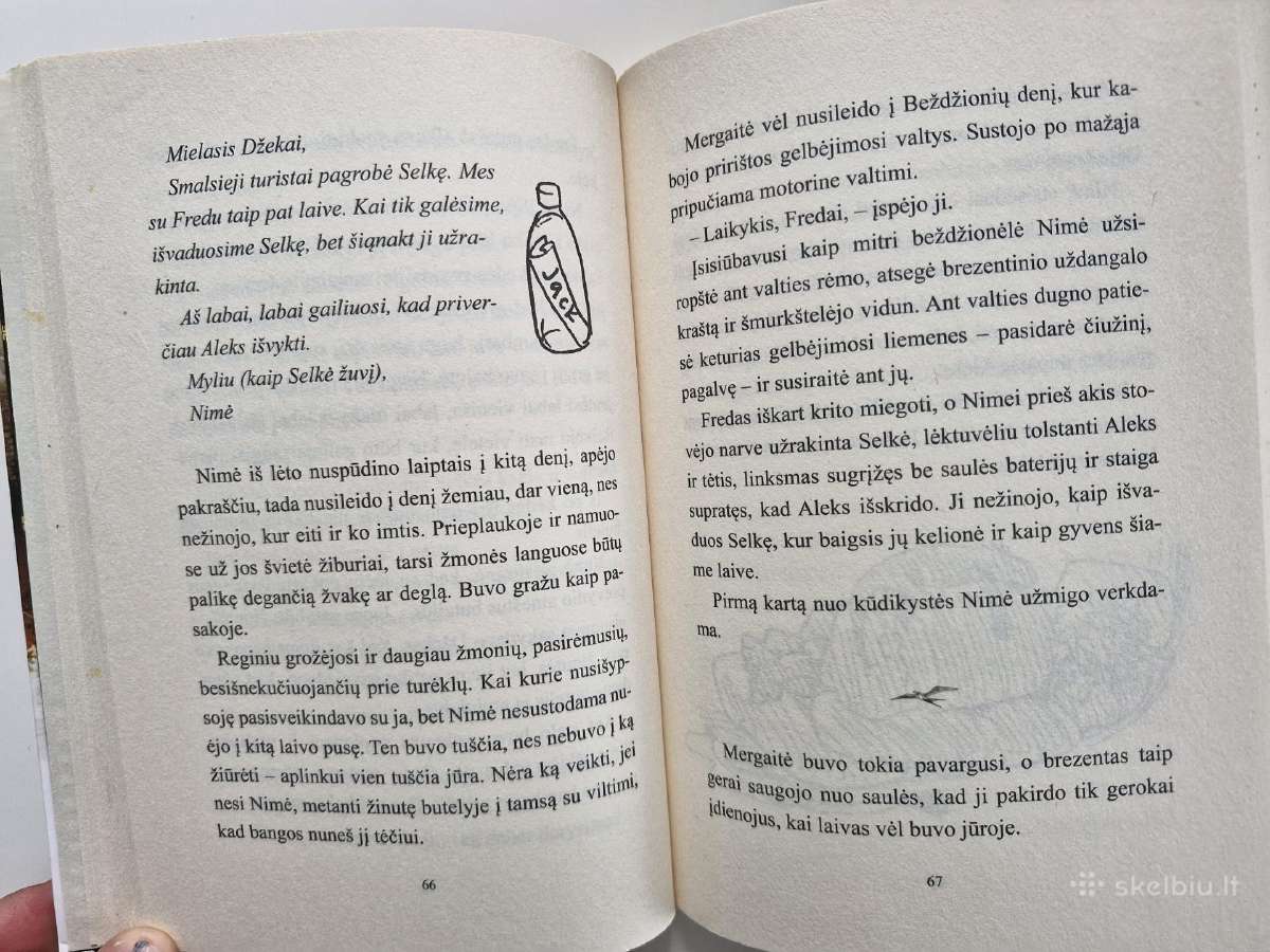 Knyga vaikams Wendy Orr Nimė Jūroje - nuotraukos Nr. 2