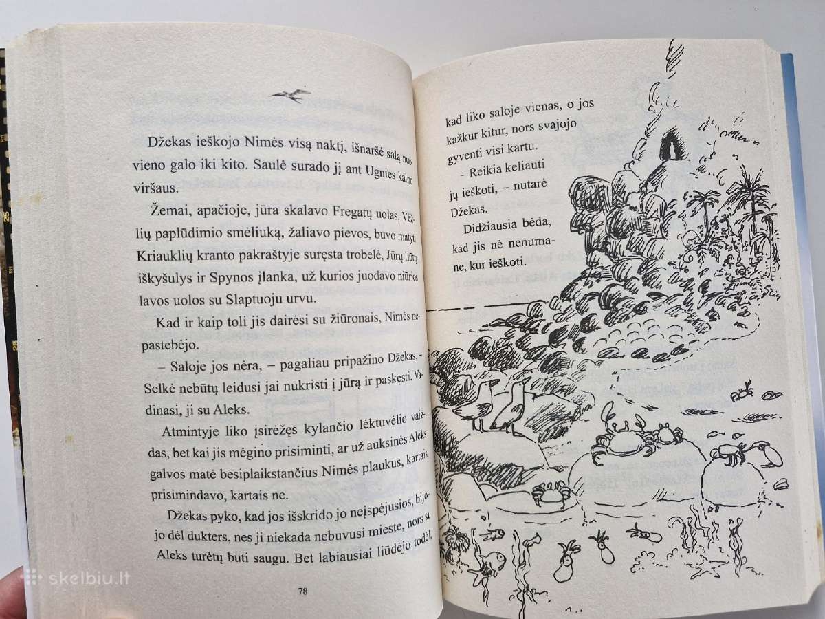 Knyga vaikams Wendy Orr Nimė Jūroje - nuotraukos Nr. 3