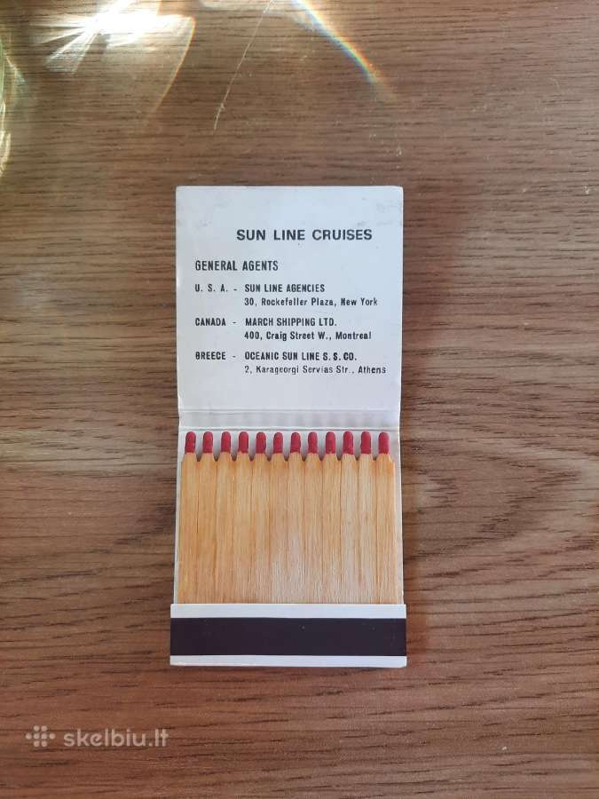 13.5 Degtukų dėžutė Sun Line - nuotraukos Nr. 2
