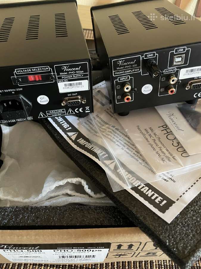 Phono korektorius Vincent Pho 500 - nuotraukos Nr. 4