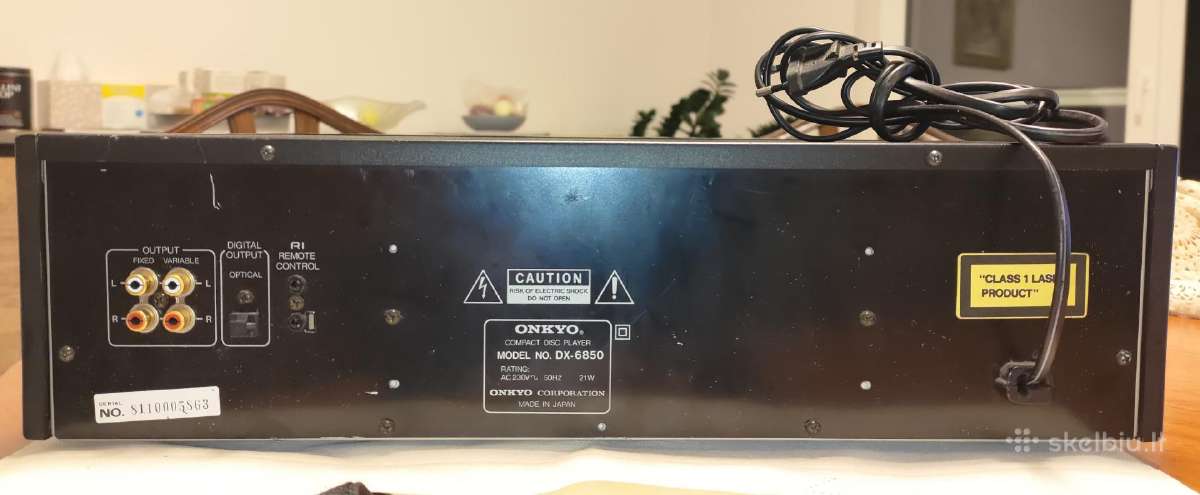 Onkyo integra Dx-6850 CD grotuvas - nuotraukos Nr. 5