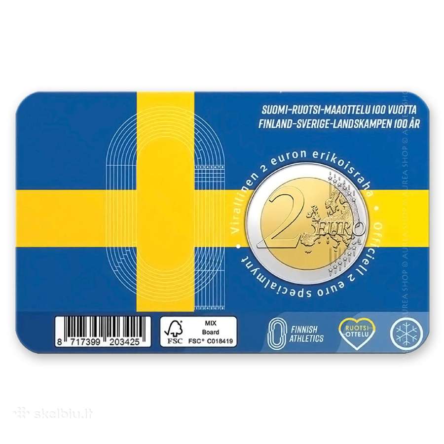 Suomijos 2€ moneta - 2026 Yle! - nuotraukos Nr. 8