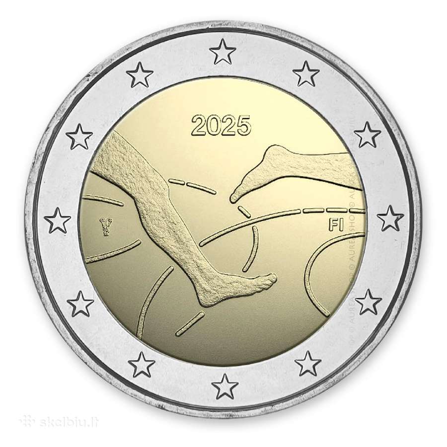 Suomijos 2€ moneta - 2026 Yle! - nuotraukos Nr. 12