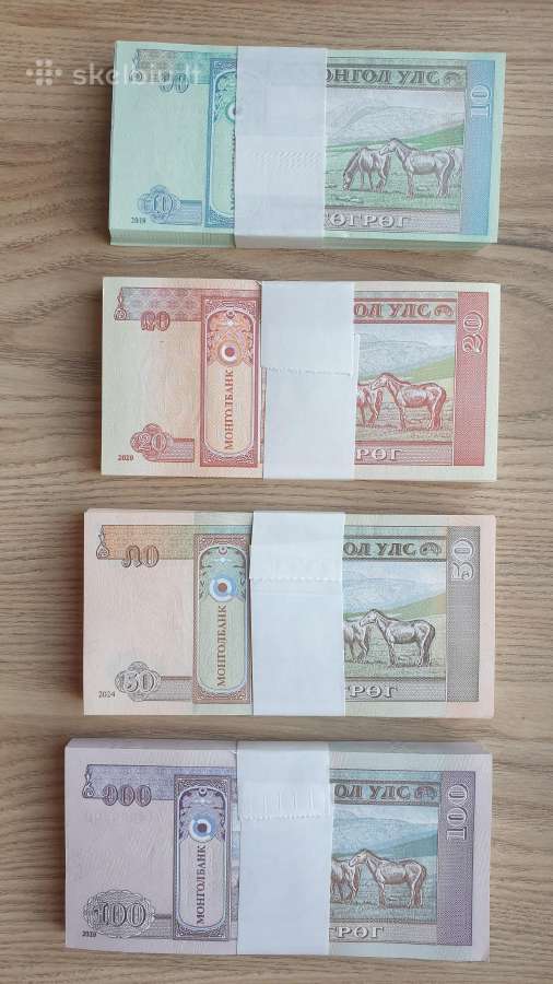 Mongolija ->Pasaulio banknotai - World banknotes<- - nuotraukos Nr. 2