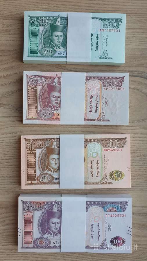 Mongolija ->Pasaulio banknotai - World banknotes<-
