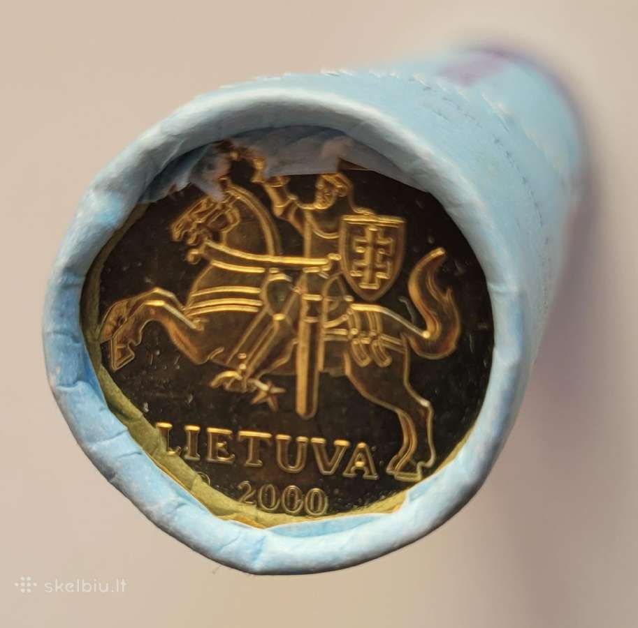 Lietuva. Apyvartinių litų monetų ritinėliai - nuotraukos Nr. 7