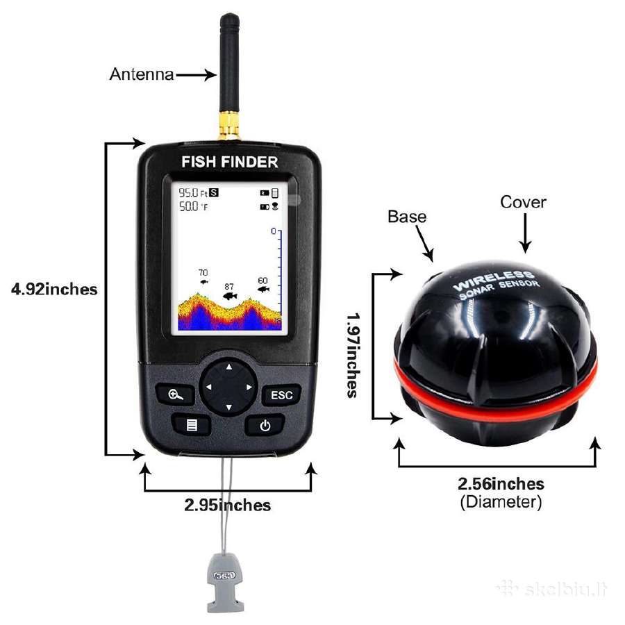 Flytec V080 pašarų laivelis su Echolotu ir GPS - nuotraukos Nr. 8
