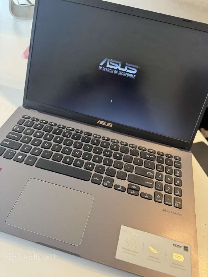 Asus 15 colių d509d ryzen3/8gb/256gb