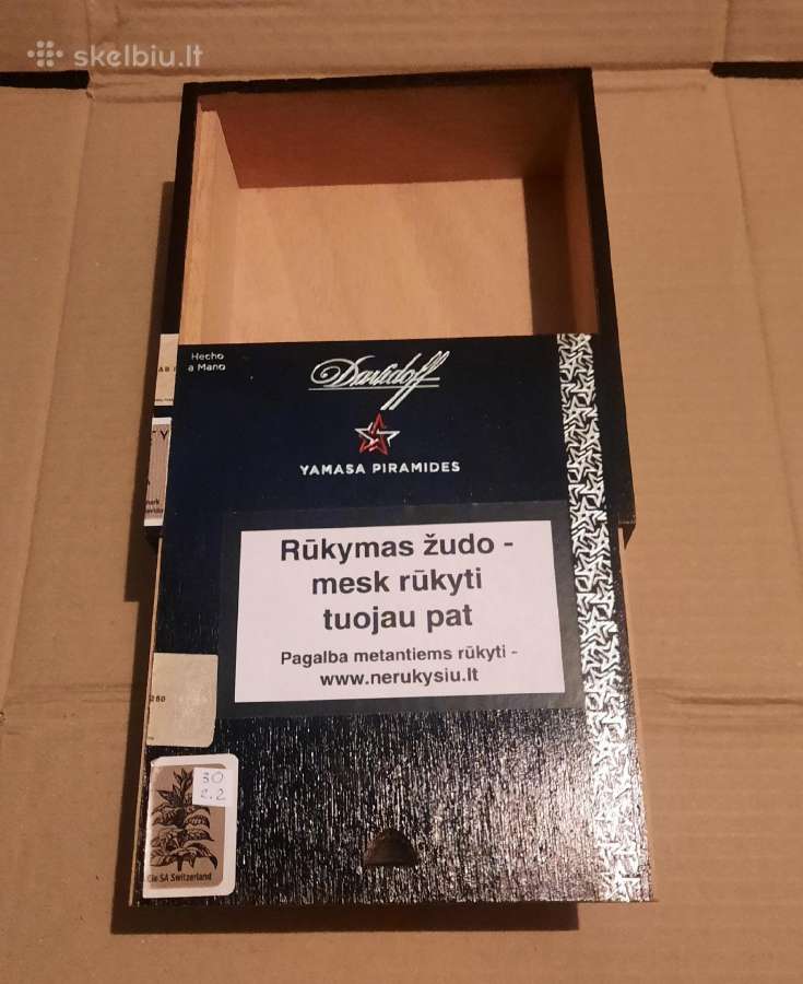 30. Cigarų dėžė Davidoff Yamasa Piramides - nuotraukos Nr. 2