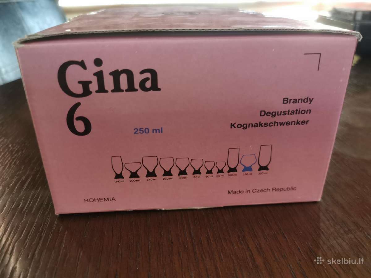 Rinkinys "Gina" krištolinių taurių brendžiui - nuotraukos Nr. 3