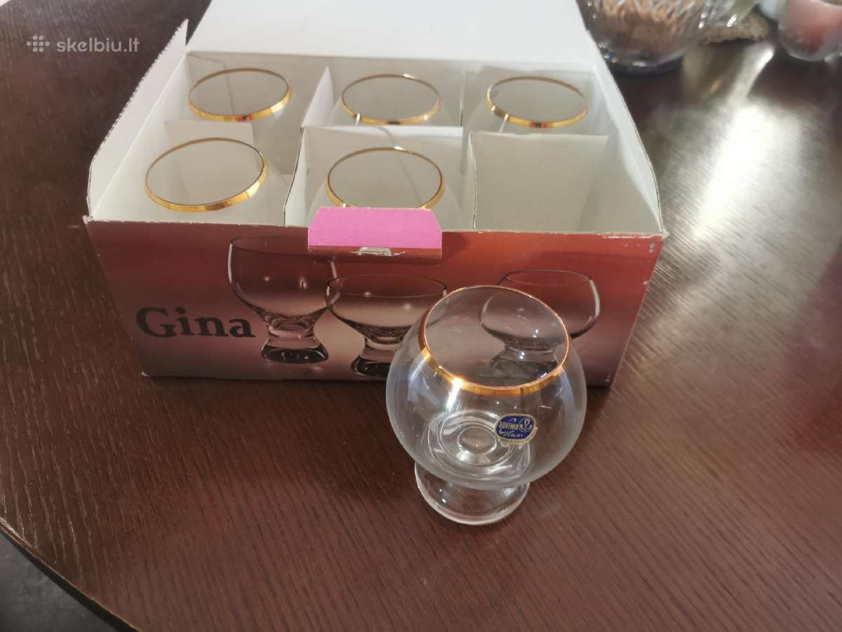 Rinkinys "Gina" krištolinių taurių brendžiui - nuotraukos Nr. 5