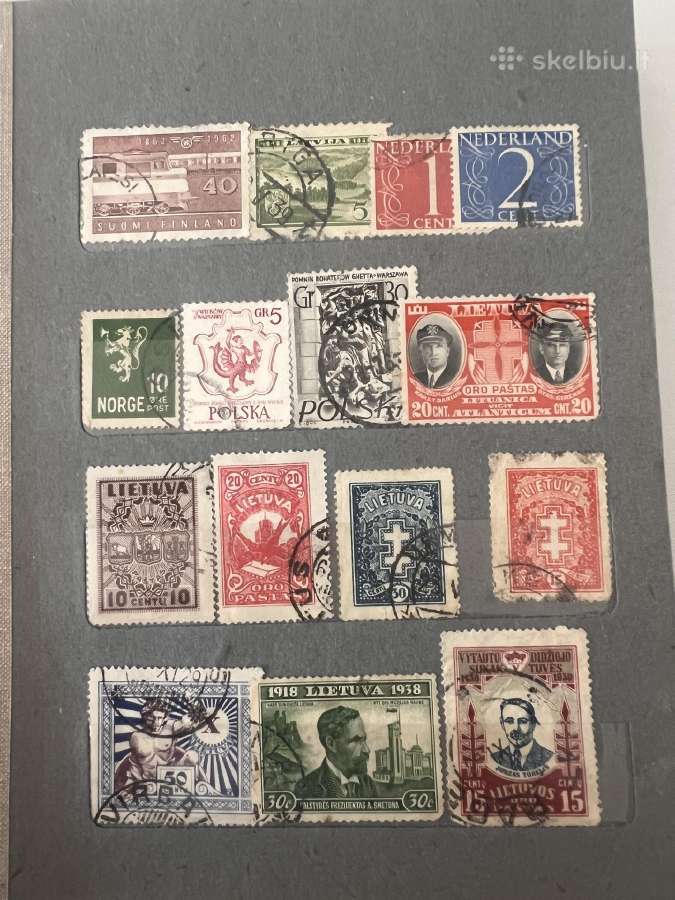Retų pašto ženklų kolekcija iš viso pasaulio - nuotraukos Nr. 15