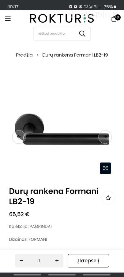 Firmines duru rankenos - nuotraukos Nr. 4