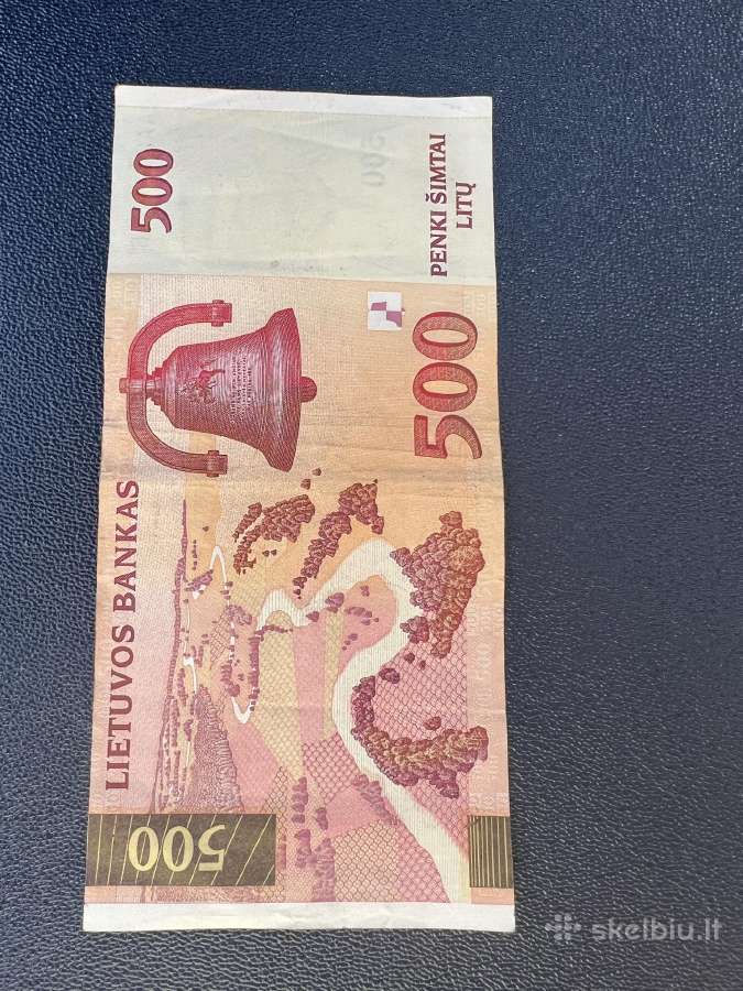 500 litu banknotas - nuotraukos Nr. 2