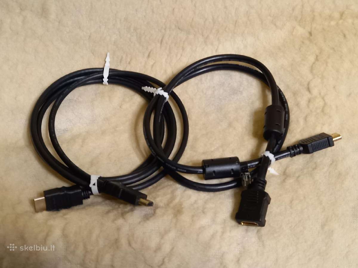 Hdmi laidas su prailgintoju
