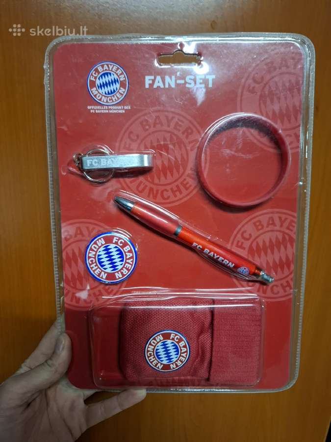 New Fc Bayern Munchen Fan Set fanu rinkinys