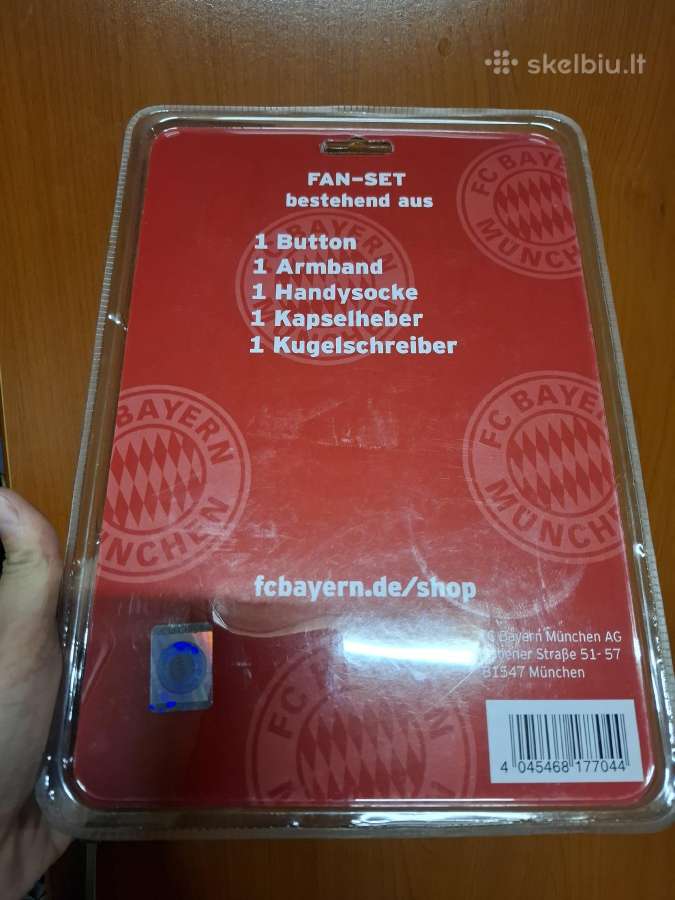 New Fc Bayern Munchen Fan Set fanu rinkinys - nuotraukos Nr. 3