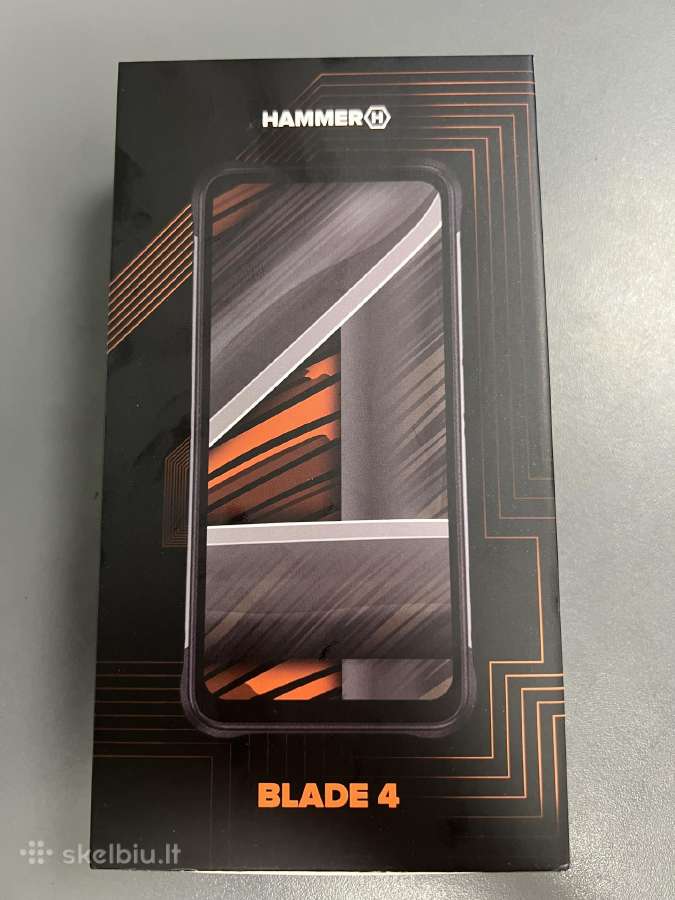 Hammer Blade 4 6gb/128gb Black Naujas!