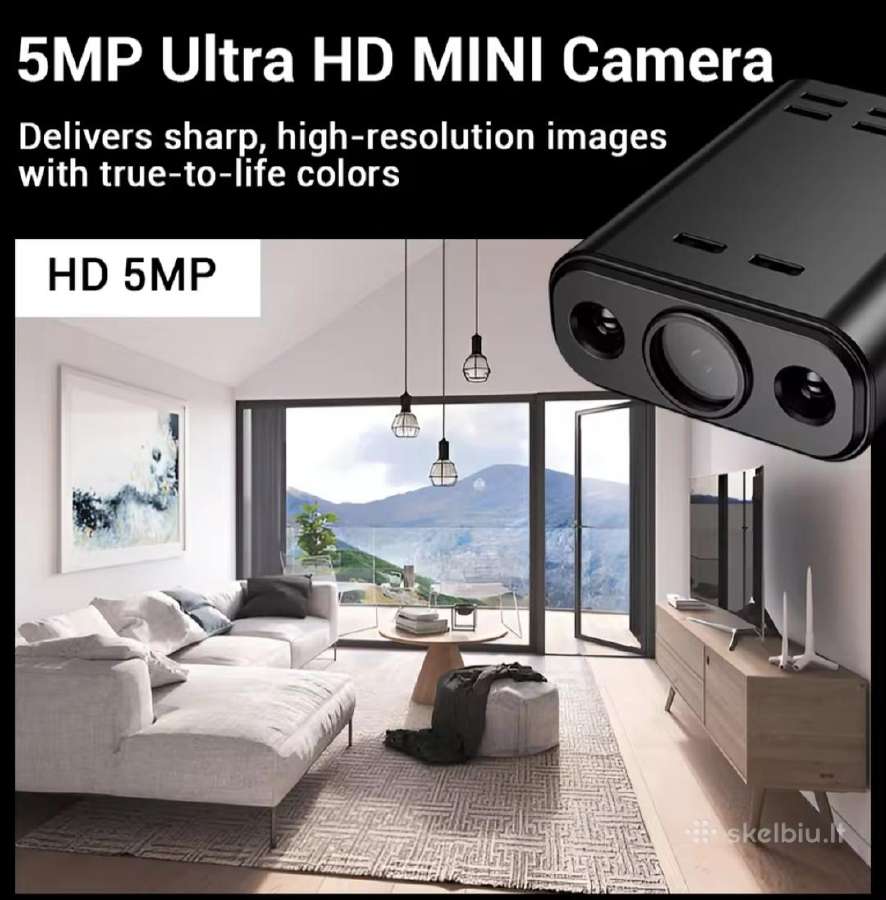 5mp Ultra HD slapta WiFi kamera (įkraunama) - nuotraukos Nr. 2