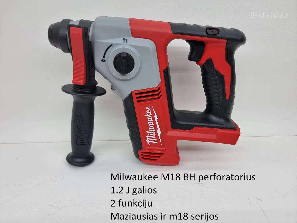 Milwaukee Perforatoriai – M12 / M18 / Laidiniai a - nuotraukos Nr. 14