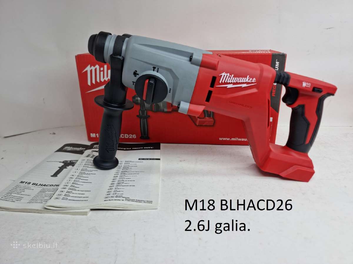 Milwaukee Perforatoriai – M12 / M18 / Laidiniai a - nuotraukos Nr. 17