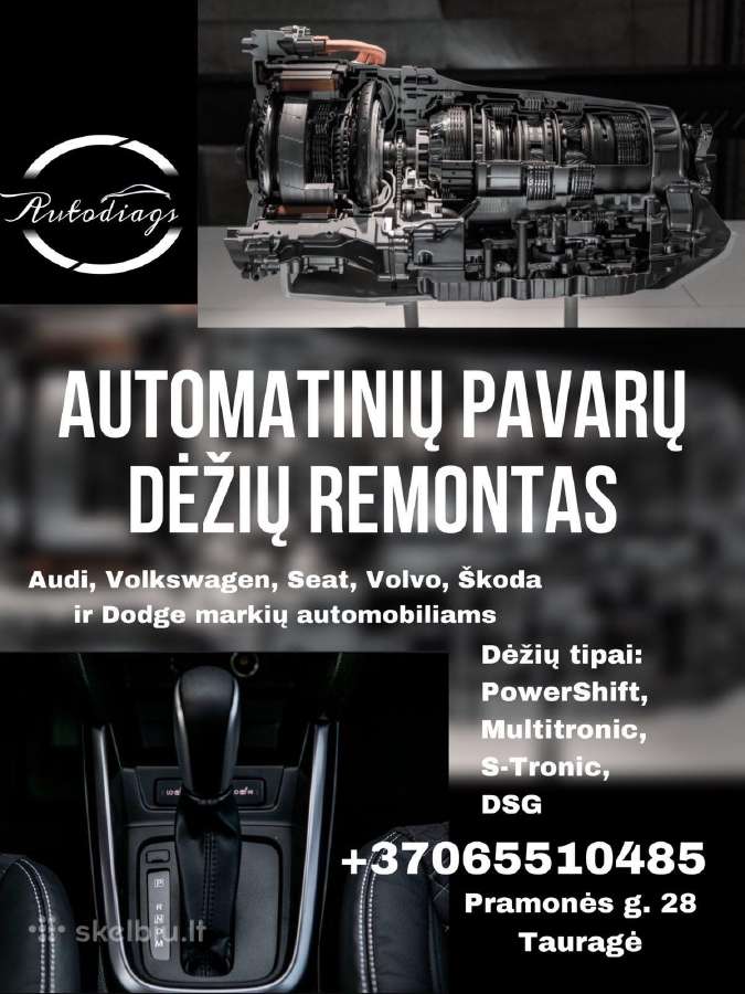 Automatinių pavarų dėžių remontas