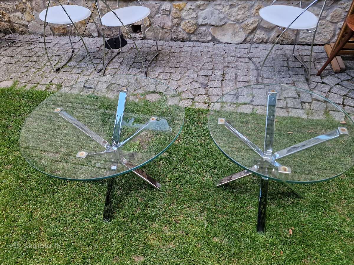 Vintažiniai Bauhaus st. chromo kavos staliukai - nuotraukos Nr. 32