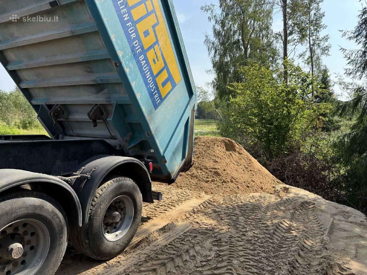Smėlis pamatų užpylimui 18m3 tik 170e - nuotraukos Nr. 4
