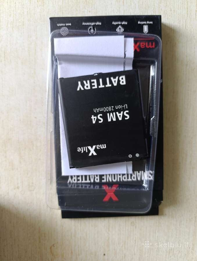 Nauja telefono baterija S4 Li on 3,7 2800mah - nuotraukos Nr. 4