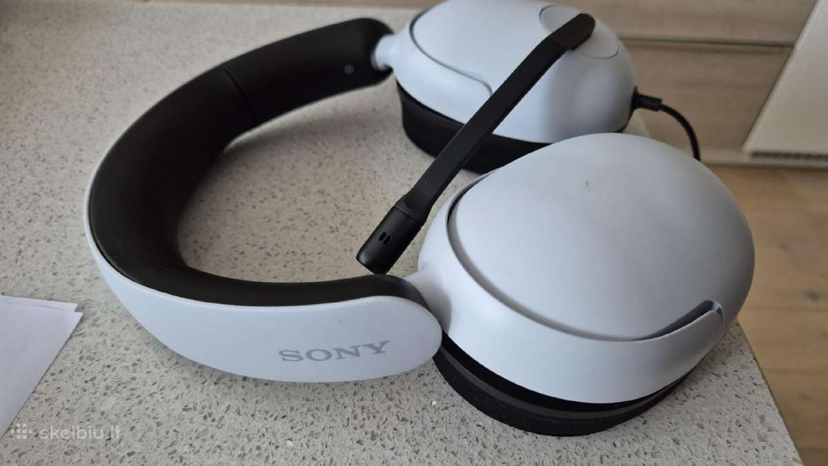 Laidinės žaidimų ausinės Sony Inzone H3, baltos - nuotraukos Nr. 5