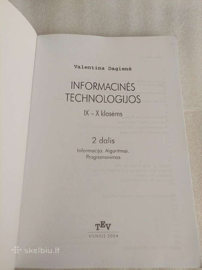 Informacinės technologijos IX- X klasėms - nuotraukos Nr. 2