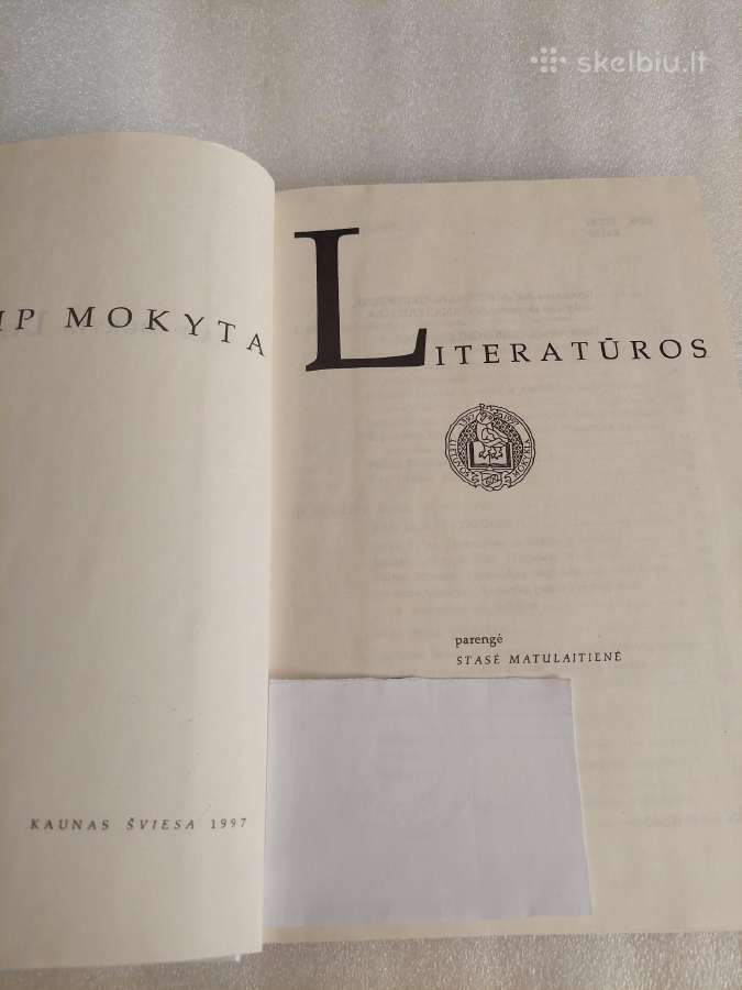 Kaip mokyta literatūros - nuotraukos Nr. 2