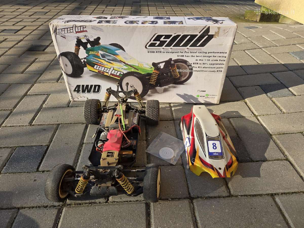 RC modelis Caster S10b 1:10 2wd el. bagiukas - nuotraukos Nr. 2