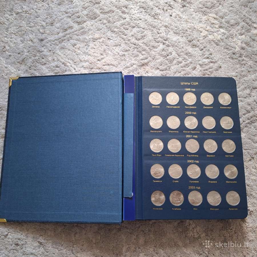 Amerikos progines monetas su albumu - nuotraukos Nr. 4