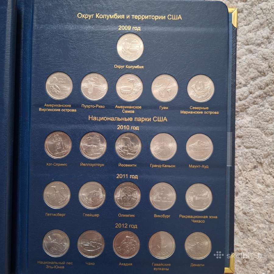 Amerikos progines monetas su albumu - nuotraukos Nr. 7