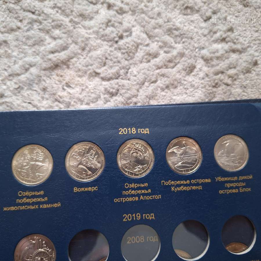 Amerikos progines monetas su albumu - nuotraukos Nr. 10