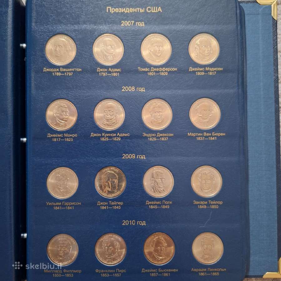 Amerikos progines monetas su albumu - nuotraukos Nr. 12