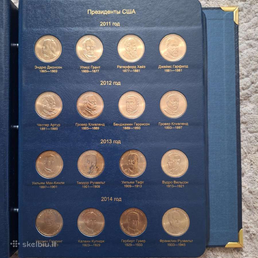 Amerikos progines monetas su albumu - nuotraukos Nr. 13