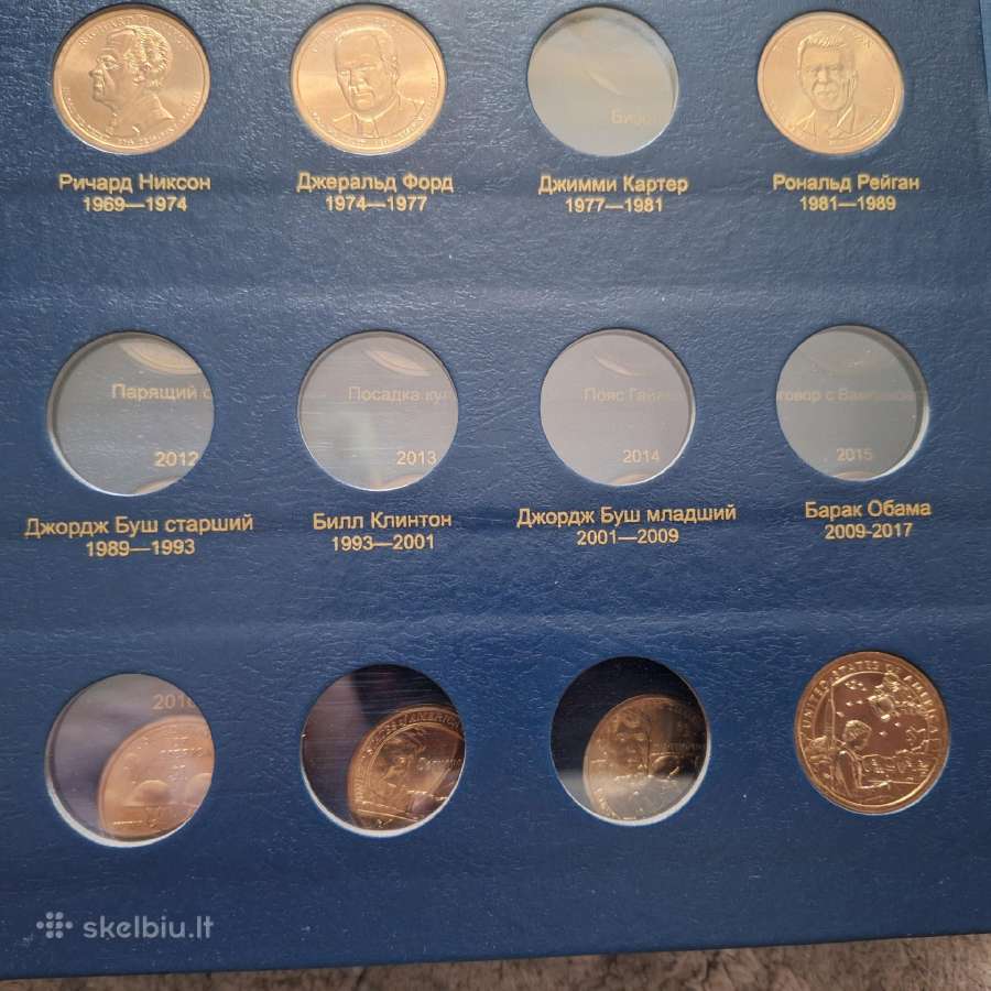 Amerikos progines monetas su albumu - nuotraukos Nr. 15