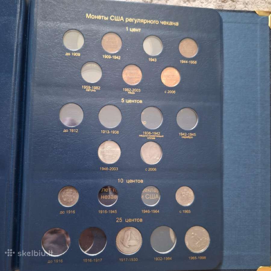 Amerikos progines monetas su albumu - nuotraukos Nr. 21