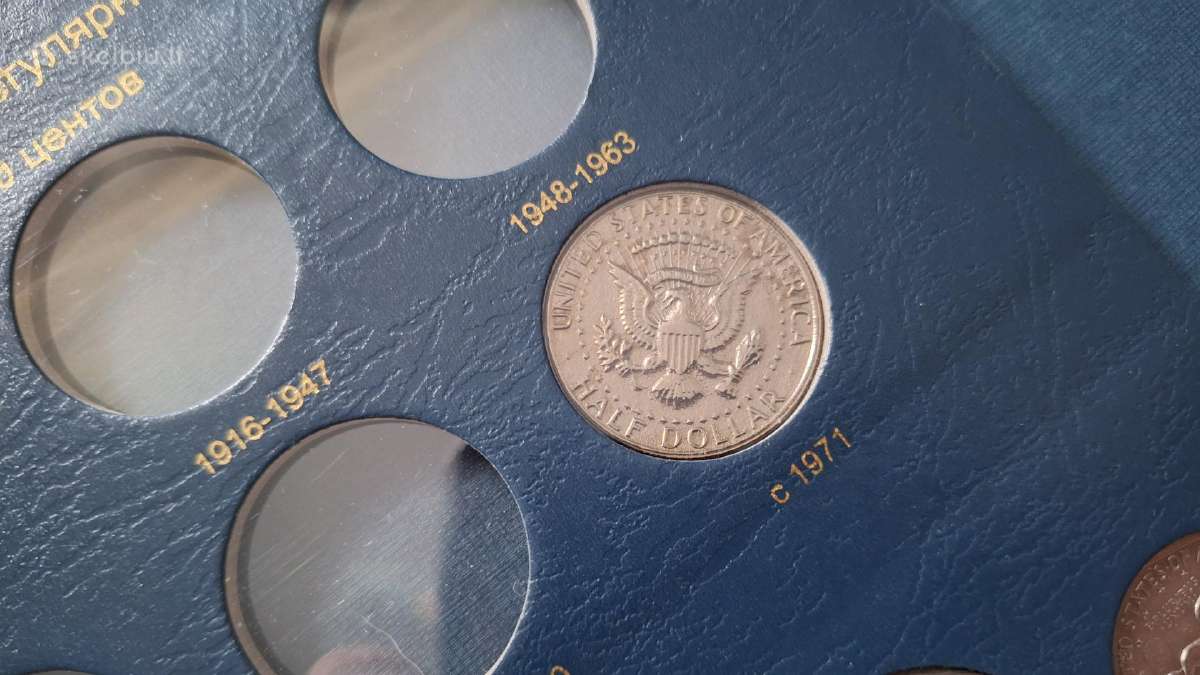 Amerikos progines monetas su albumu - nuotraukos Nr. 34
