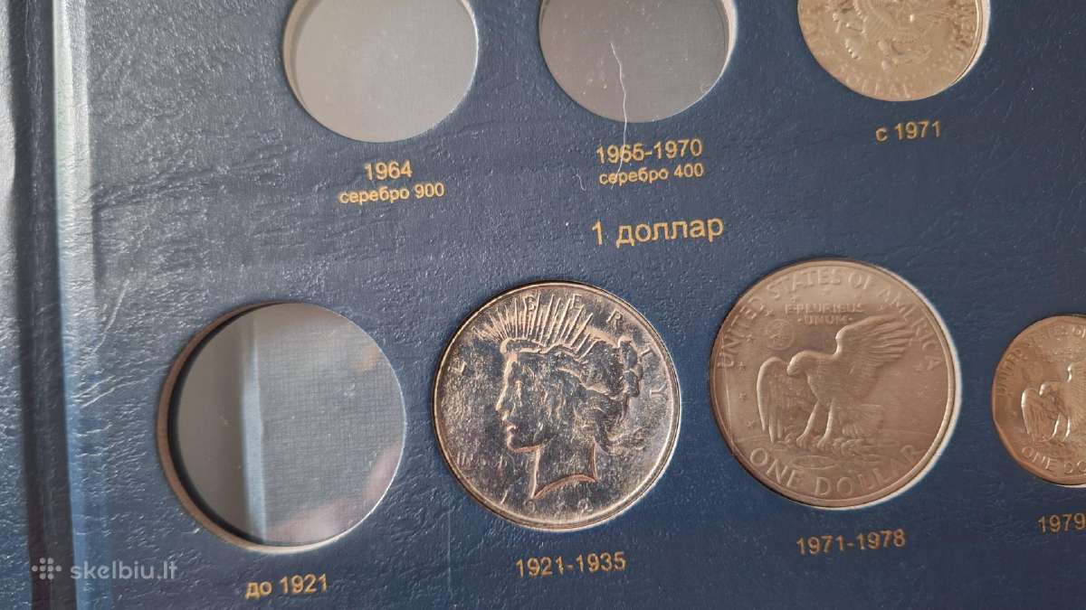 Amerikos progines monetas su albumu - nuotraukos Nr. 38