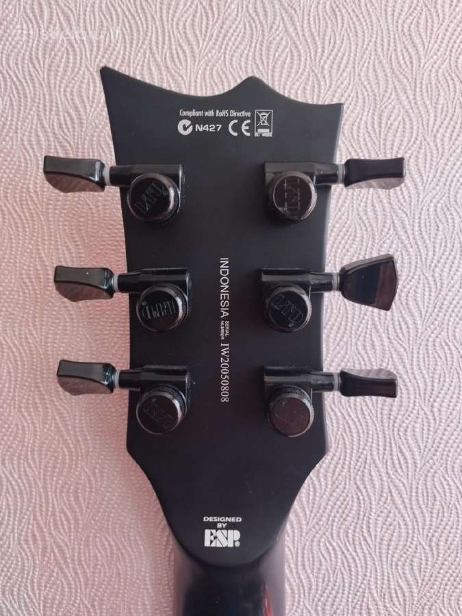 Elektrinė gitara Esp Ltd Ec-black Metal Blks - nuotraukos Nr. 5